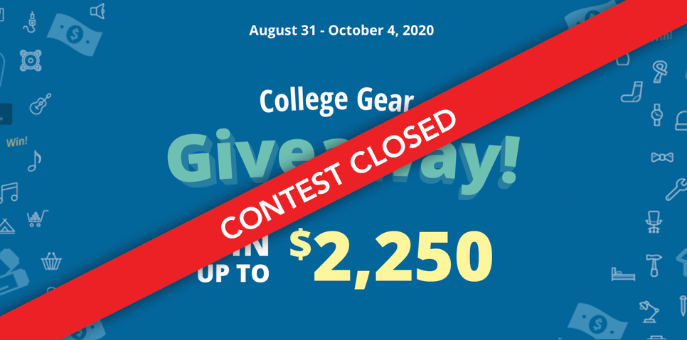 College Gear Giveaway - Contest Closed